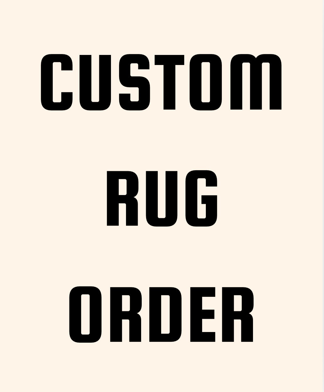 Custom Rug