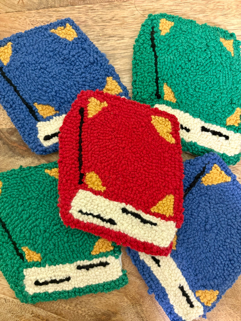 Book Mug Rug Coasters